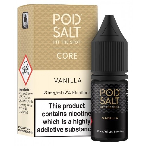 Vanilla Nicotine Salt E-Liquid - Pod Salt 10ml