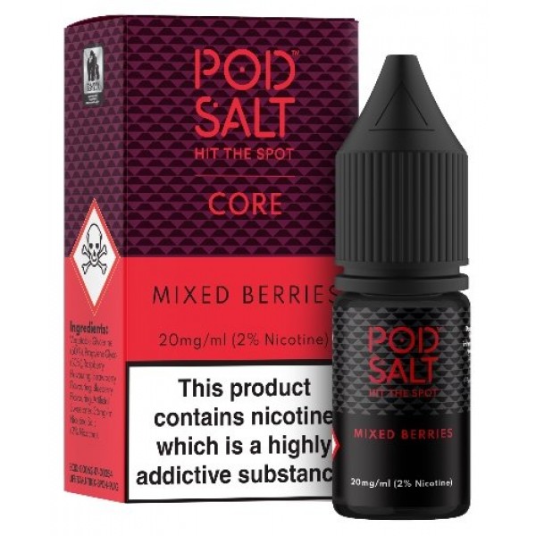 Mixed Berries Nicotine Salt E-Liquid - Pod Salt 10ml