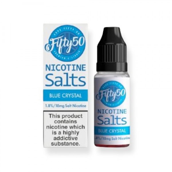 Blue Crystal Fifty 50 Nic Salt 10ML E-Liquid