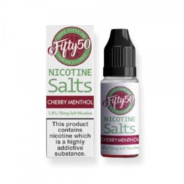 Cherry Menthol Fifty 50 Nic Salt 10ML